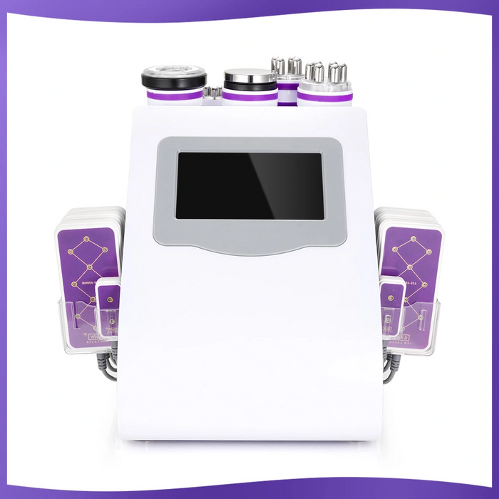 6 In 1 Body sculpting cavitation machine with lipo laser
