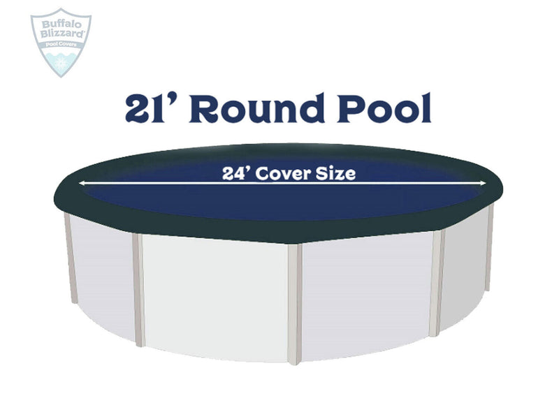 Buffalo Blizzard Round Above Ground Swimming Pool Winter Covers