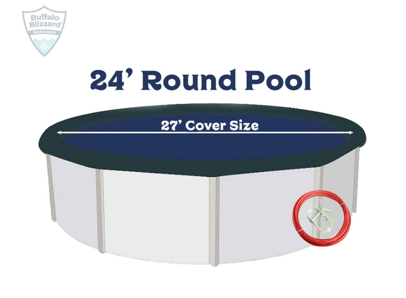 Buffalo Blizzard Round Above Ground Swimming Pool Winter Covers