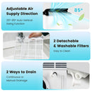 Premium 13000 BTU ASHRAE Portable Air Conditioner With Smart Technology and Remote Control