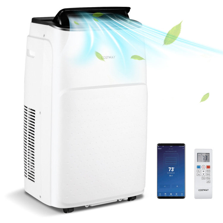 Premium 13000 BTU ASHRAE Portable Air Conditioner With Smart Technology and Remote Control