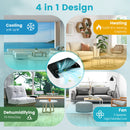 Premium 13000 BTU ASHRAE Portable Air Conditioner With Smart Technology and Remote Control