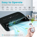 Premium 13000 BTU ASHRAE Portable Air Conditioner With Smart Technology and Remote Control