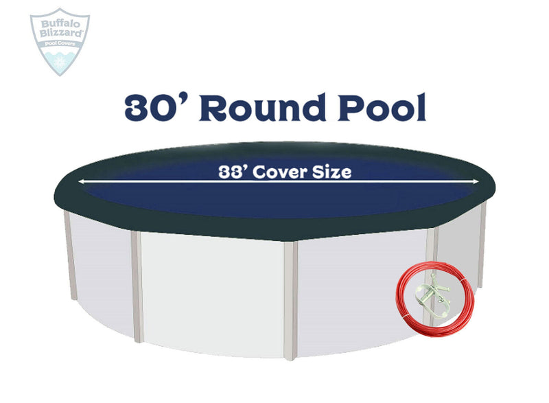 Buffalo Blizzard Round Above Ground Swimming Pool Winter Covers