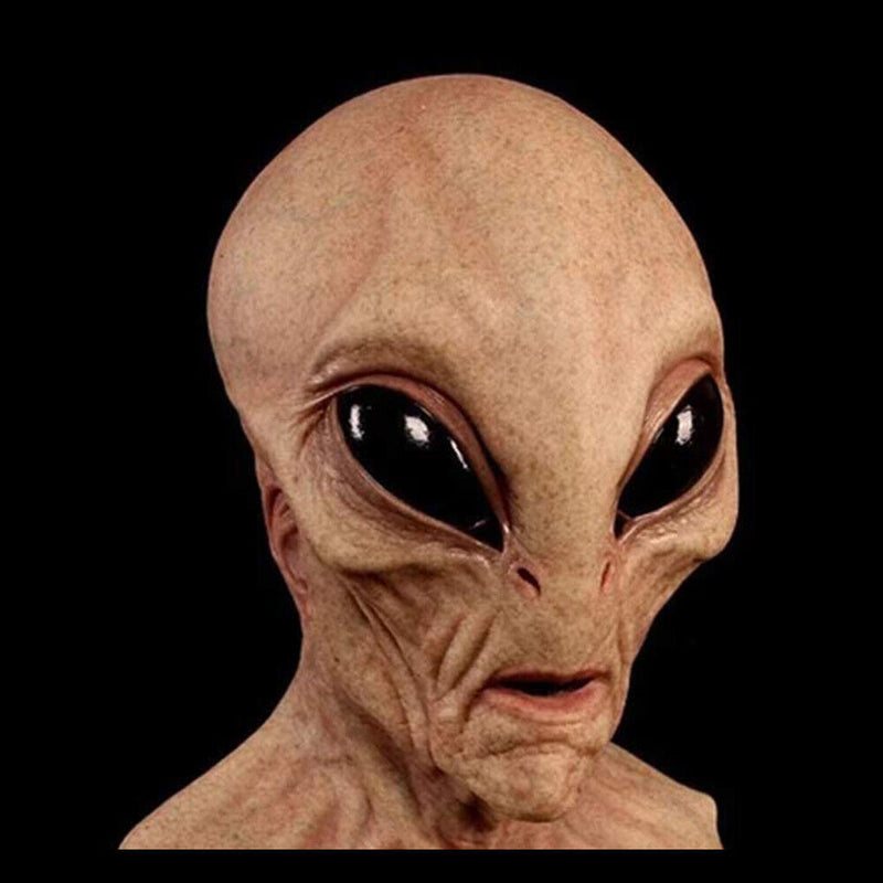 Scary Alien Adult Mask Latex Head for Halloween