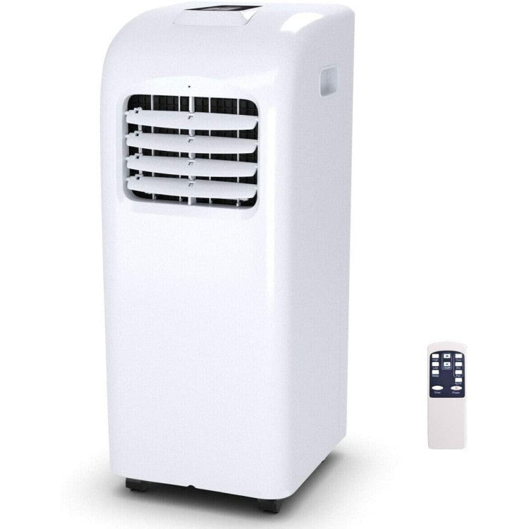 Premium 8000 BTU ASHRAE Portable Air Conditioner With Dehumidifier Function and Remote Control