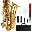 New Professional Band Eb Alto Sax Saxophone Paint Gold w/ Case & Accessories