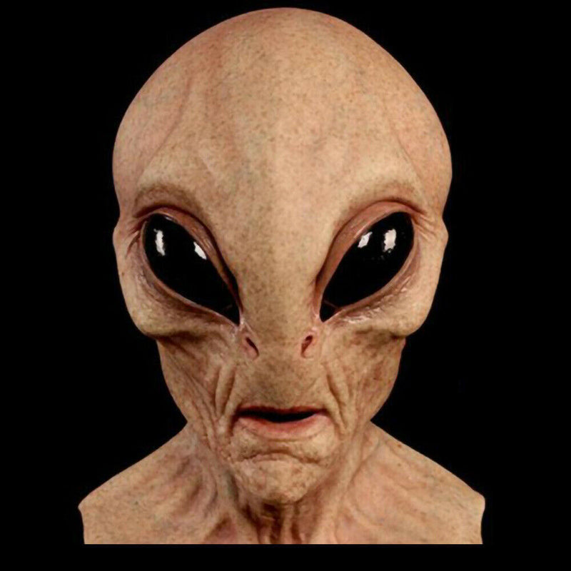 Scary Alien Adult Mask Latex Head for Halloween