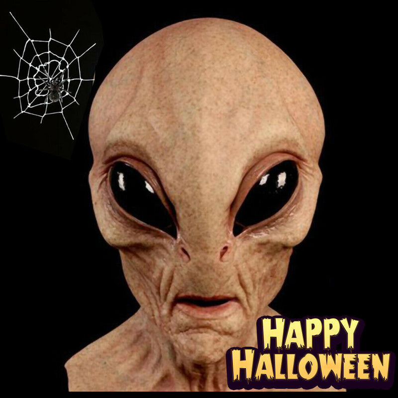 Scary Alien Adult Mask Latex Head for Halloween