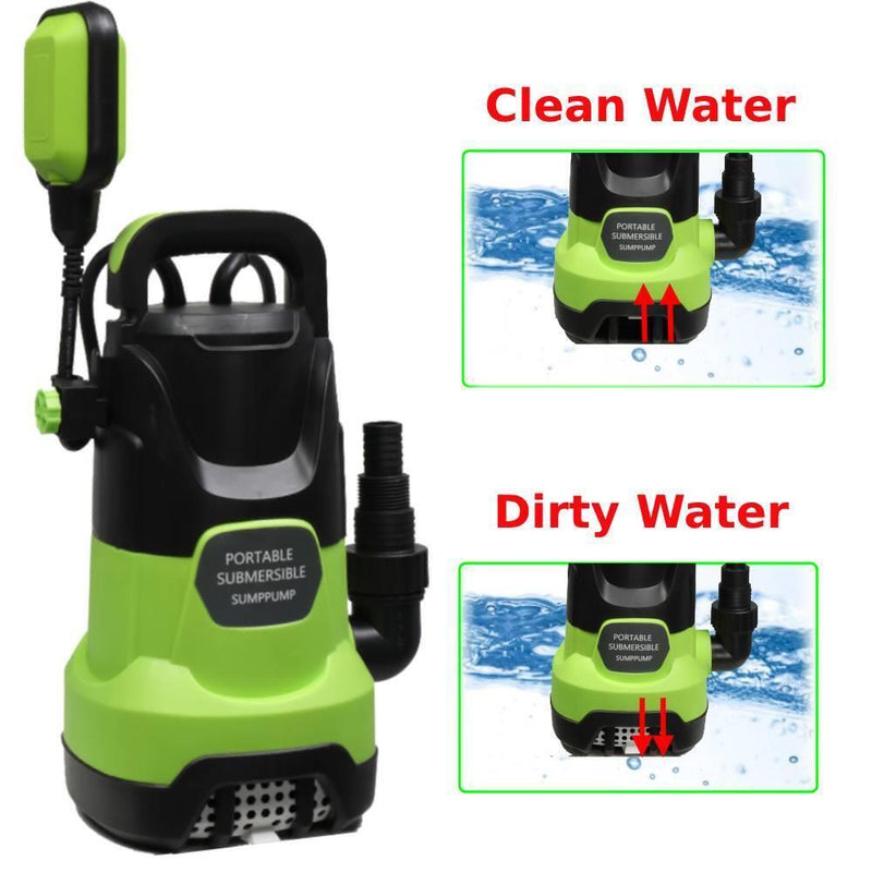 Submersible Water Sump Pump ideal for Dirty Swim Pool , Pond and Floods