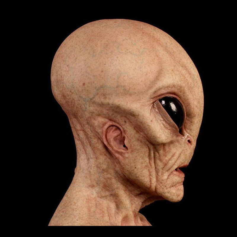 Scary Alien Adult Mask Latex Head for Halloween
