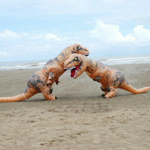 Inflatable`T-REX Dinosaur Adult Costume Halloween