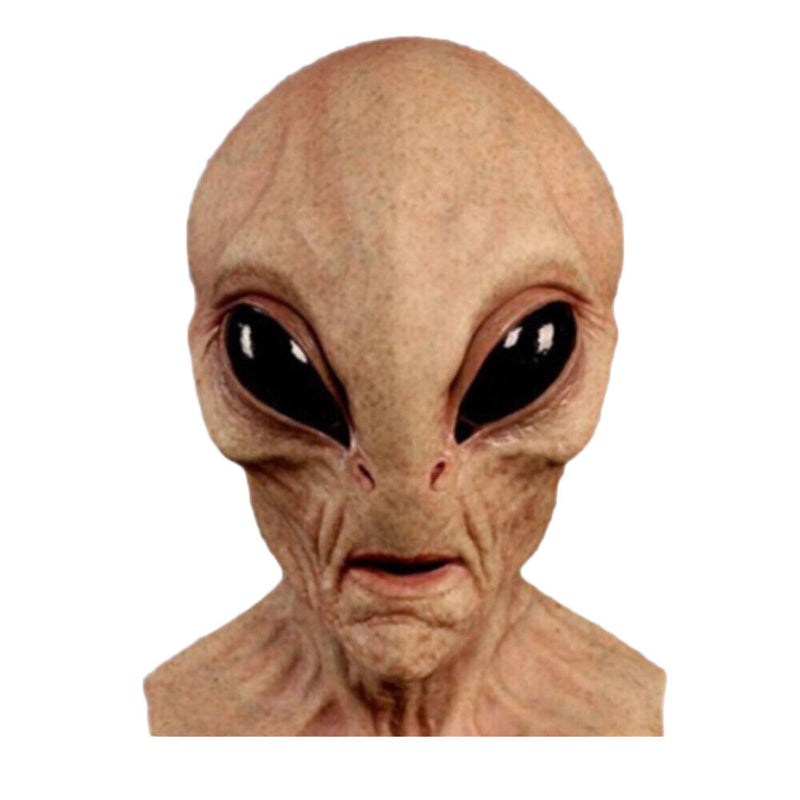 Scary Alien Adult Mask Latex Head for Halloween