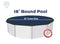 Buffalo Blizzard Round Above Ground Swimming Pool Winter Covers