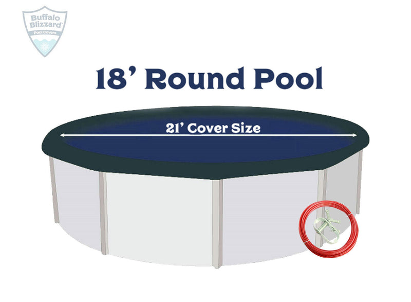 Buffalo Blizzard Round Above Ground Swimming Pool Winter Covers
