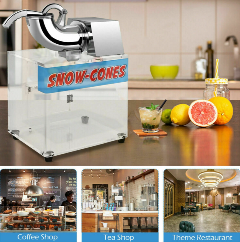 Electric Snow Cone Machine Ice Shaver Maker