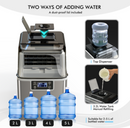 Electric Countertop Ice Maker with Ice Scoop and Basket