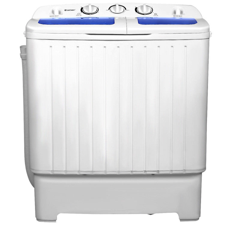 Premium Portable Mini Washing Machine Washer Compact Twin Tub 20 lbs Spin