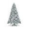 7.5 Feet Artificial Christmas Tree With Snow Flocked Hinged