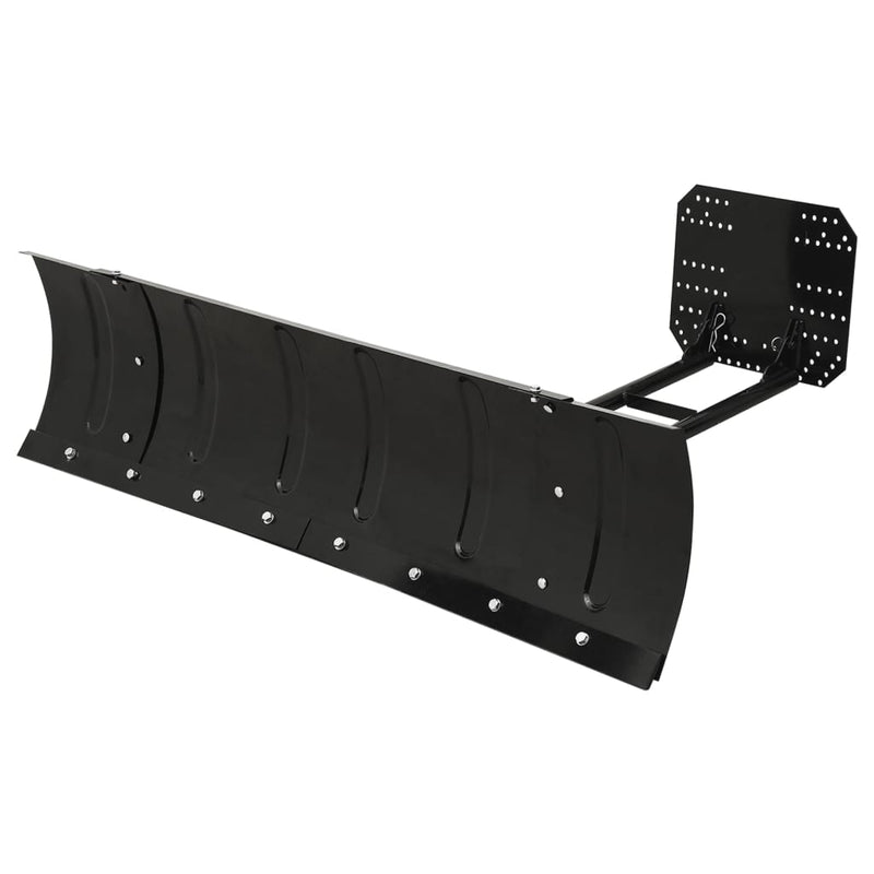 Premium Snow Plough for ATV 59.1"x15" Black Five adjusted angles