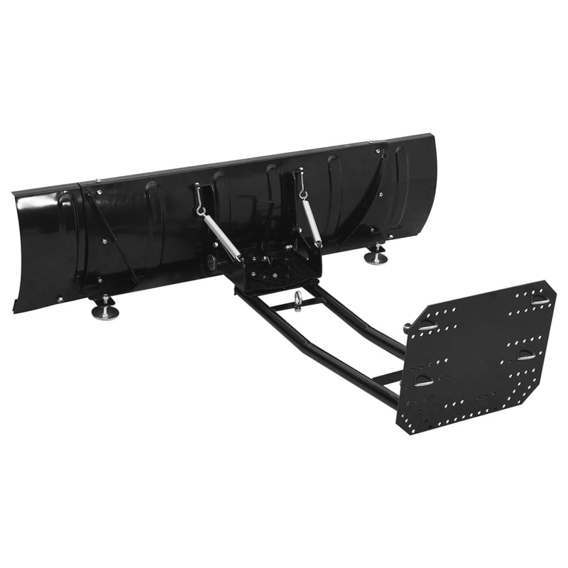 Premium Snow Plough for ATV 59.1"x15" Black Five adjusted angles