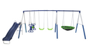 Rosemead Metal Swing and Slide Set