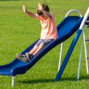 Rosemead Metal Swing and Slide Set