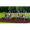 Rosemead Metal Swing and Slide Set