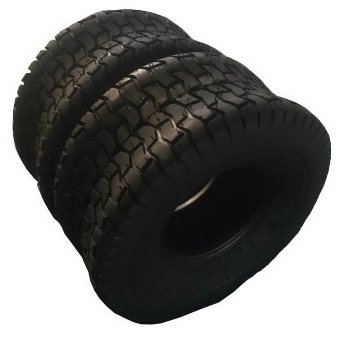 Set of 2 15x6.00-6 Lawn & Garden Mower Tractor Turf Tires 2 Ply 15x6-6 15x6x6