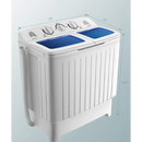 Premium Portable Mini Washing Machine Washer Compact Twin Tub 20 lbs Spin