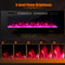 Premium 50 Inches Ultra-Thin Electric Fireplace Wall-Mounted & Recessed Fireplace Heater