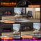 Premium 50 Inches Ultra-Thin Electric Fireplace Wall-Mounted & Recessed Fireplace Heater