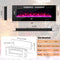Premium 50 Inches Ultra-Thin Electric Fireplace Wall-Mounted & Recessed Fireplace Heater