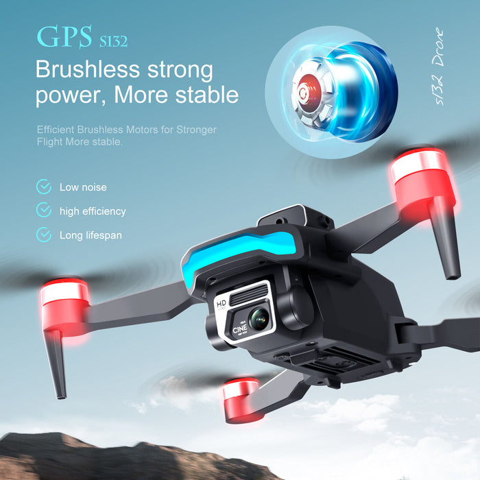 5G 8K GPS Drone Pro with HD Brushless Dual Camera Drones WiFi FPV Foldable RC