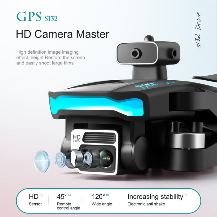 5G 8K GPS Drone Pro with HD Brushless Dual Camera Drones WiFi FPV Foldable RC
