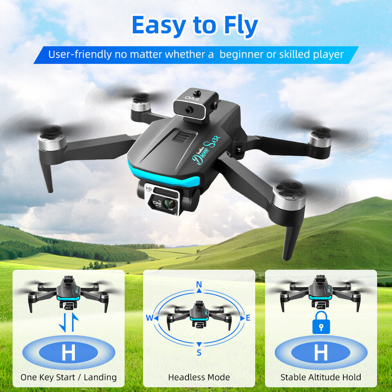 5G 8K GPS Drone Pro with HD Brushless Dual Camera Drones WiFi FPV Foldable RC