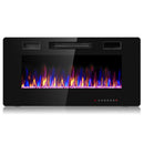 Premium 50 Inches Ultra-Thin Electric Fireplace Wall-Mounted & Recessed Fireplace Heater