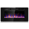 Premium 50 Inches Ultra-Thin Electric Fireplace Wall-Mounted & Recessed Fireplace Heater
