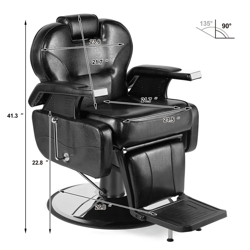Premium Artist Hand All Purpose Hydraulic Barber Chair Salon Beauty Shampoo Hair Styling