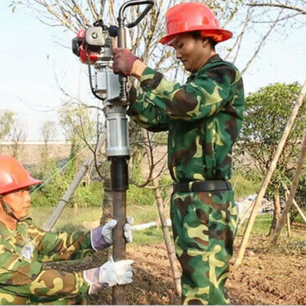 Powerful 2.3Hp Gas Powered Fence Pile Driver