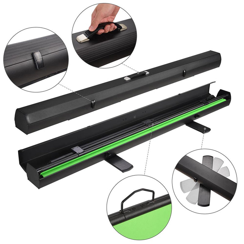 Portable Green Screen Collapsible With Floorstand