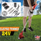 24V Cordless String Trimmer Weed Eater Lawn Edger Grass Brush Cutter+2 Batteries
