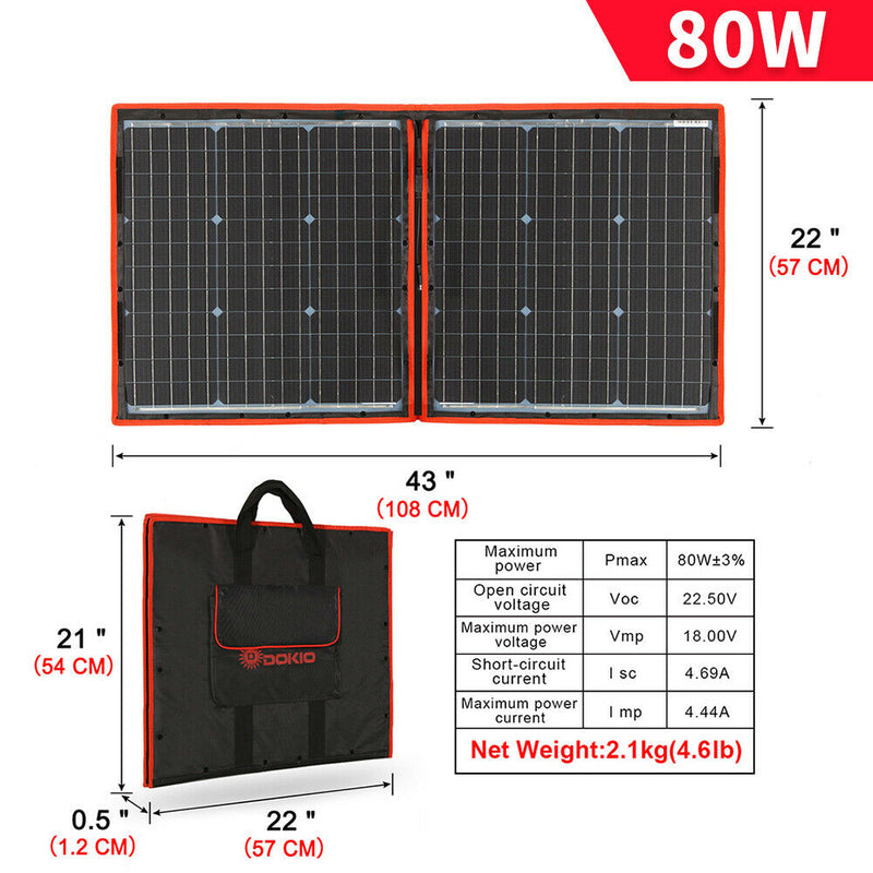 Foldable Portable Solar Panel for Power station/RV/Camping