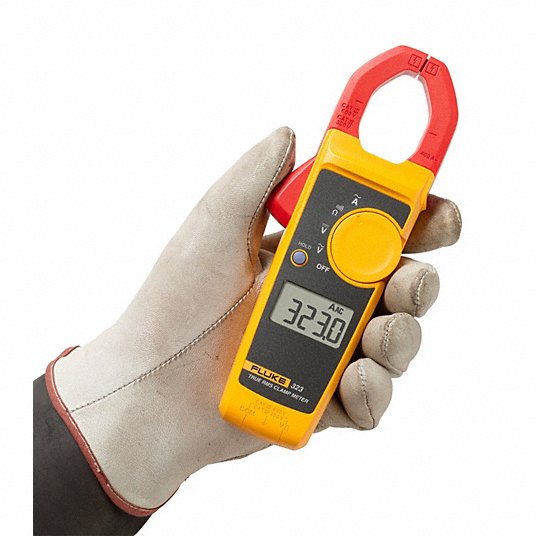 Clamp On Digital Clamp Meter, 1.1 in (28 mm) Jaw Capacity, CAT III 600V, CAT IV 300V