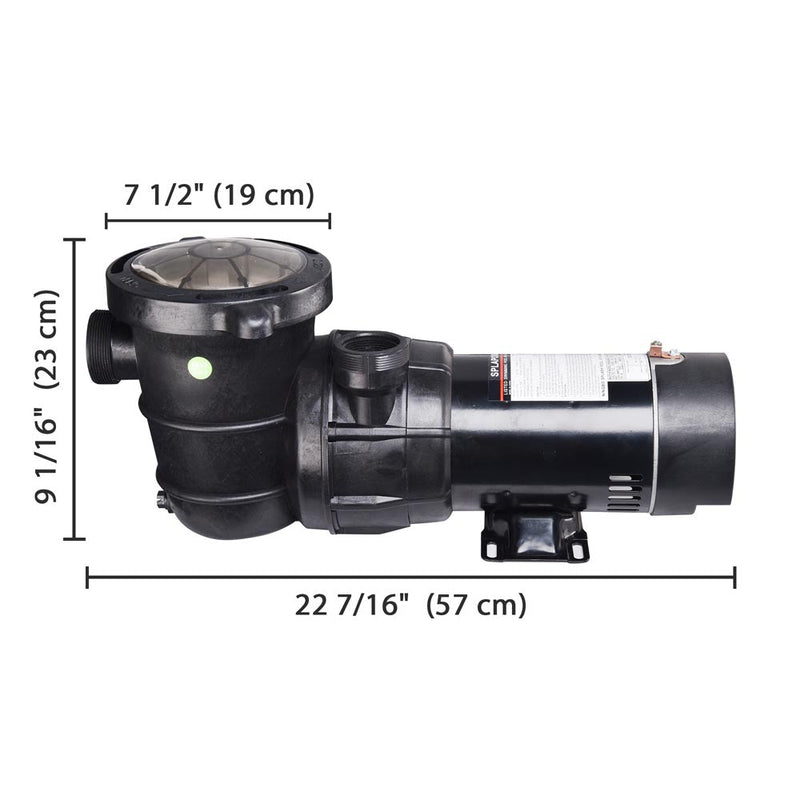 1.5 HP Spa & Pool Pump Above Ground