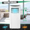 Premiun 8000 BTU Portable Air Conditioner - Features Sleep Mode and Dehumidifier Function for Ultimate Cooling.