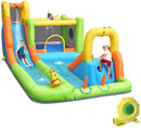 Inflatable Outdoor Water Slide Park Bounce House With Pump