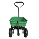 Heavy Duty 4 Wheel Garden Plastic Wheelbarrow