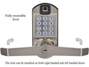 Smart Door Lock, 3 in 1 Keyless Entry Door Lock, Keypad Door Lock, Fingerprint Door Lock