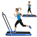 2 in 1 Folding Treadmill With Bluetooth and LED Display